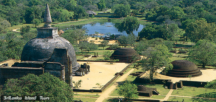 Plonnaruwa ruins of ancient kingdoms  of Sri Lanka